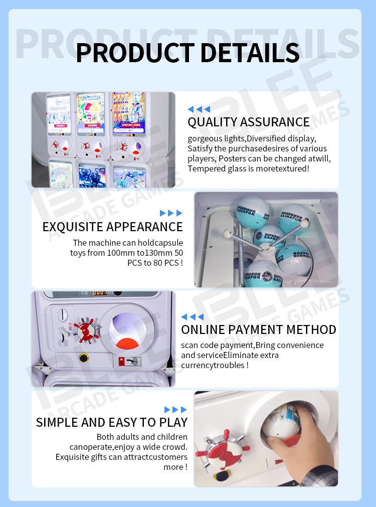 custom mini mini capsule gashapon machine