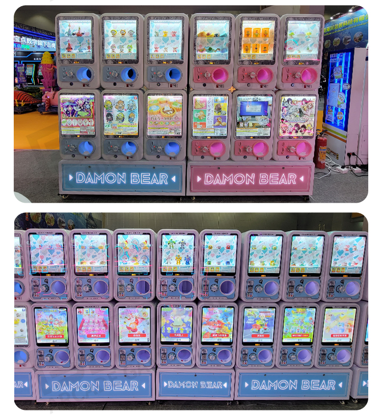 capsule gashapon vending machine small