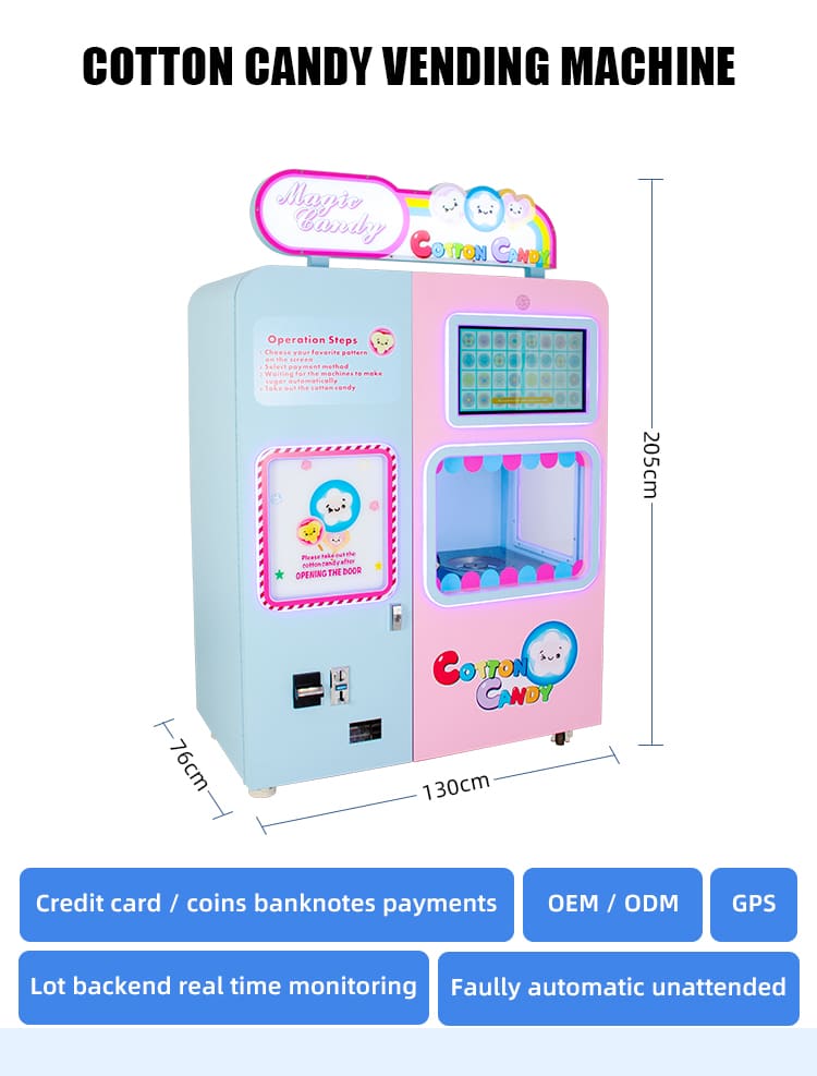 vending cotton candy machine