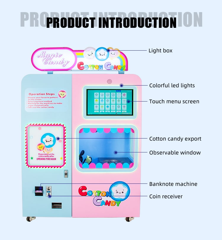 vending cotton candy machine