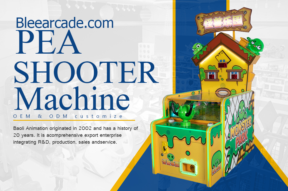 Pea Shooter Ball Shooting Game Machine