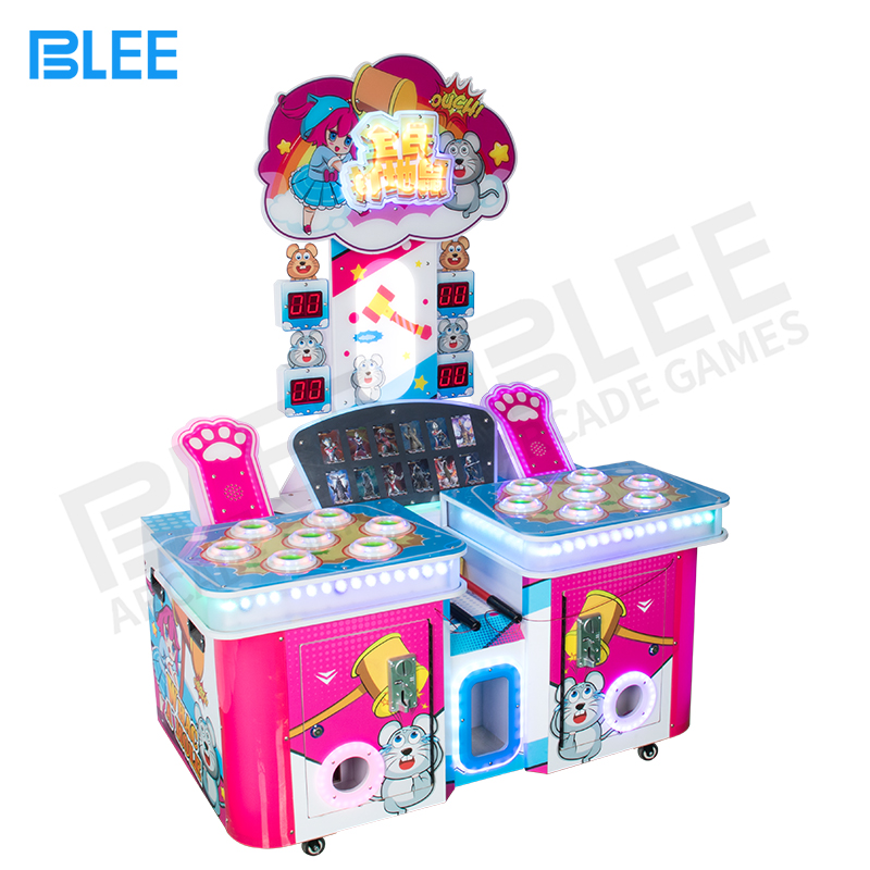 2 Player Hit Mouse Hammer Game Machine