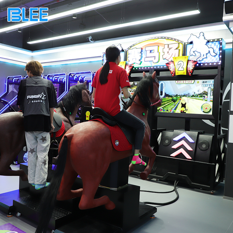 2 Players Horse Riding Arcade Game Machine