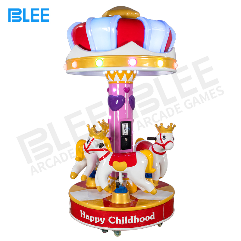 3 Seats Mini Indoor Carousel Horse