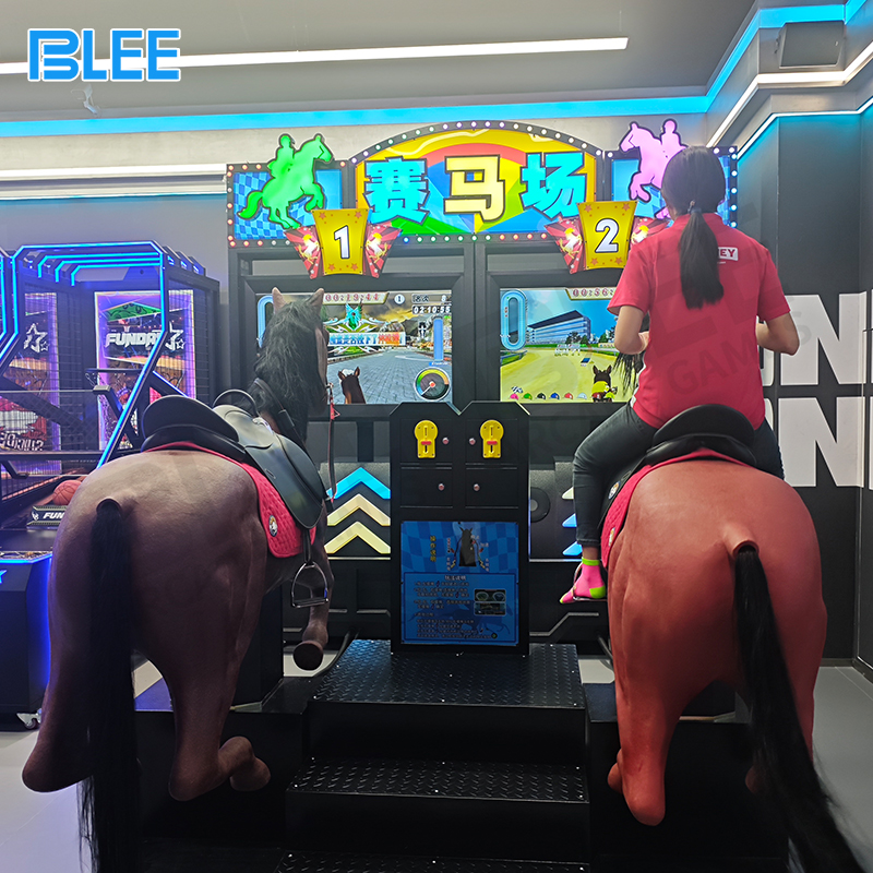 2 Players Horse Riding Arcade Game Machine