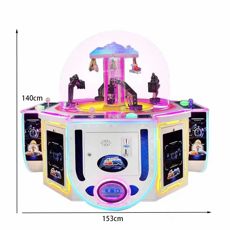 Four Player Candy Grabbing Game Machine