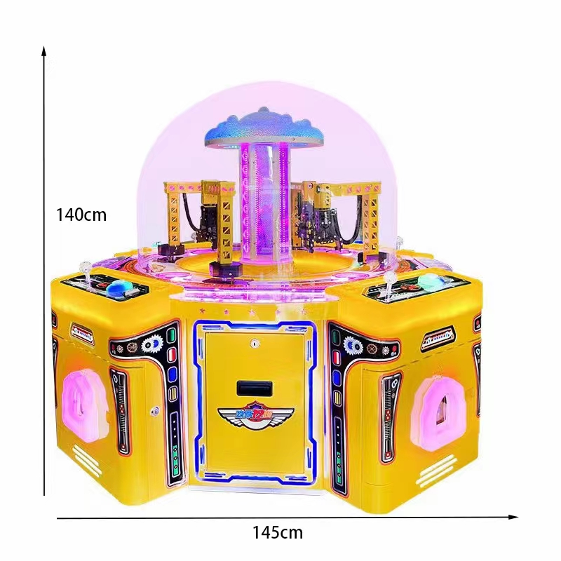 Four Player Candy Grabbing Game Machine