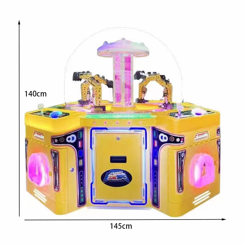 Four Player Candy Grabbing Game Machine