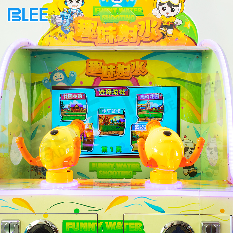 Kids shooting water arcade game machine